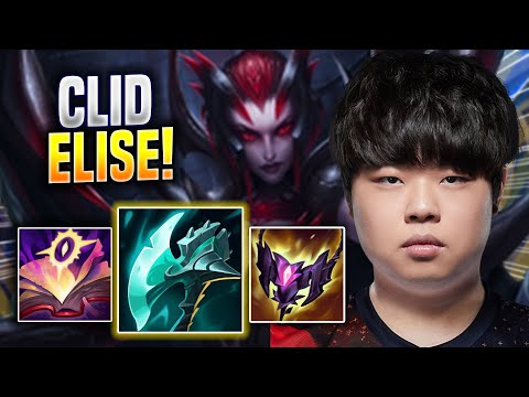 CLID PERFECT GAME WITH ELISE! - HLE Clid Plays Elise JUNGLE vs Kindred! | Preseason 2023