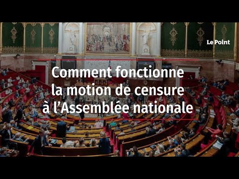 Comment fonctionne la motion de censure à l’Assemblée nationale