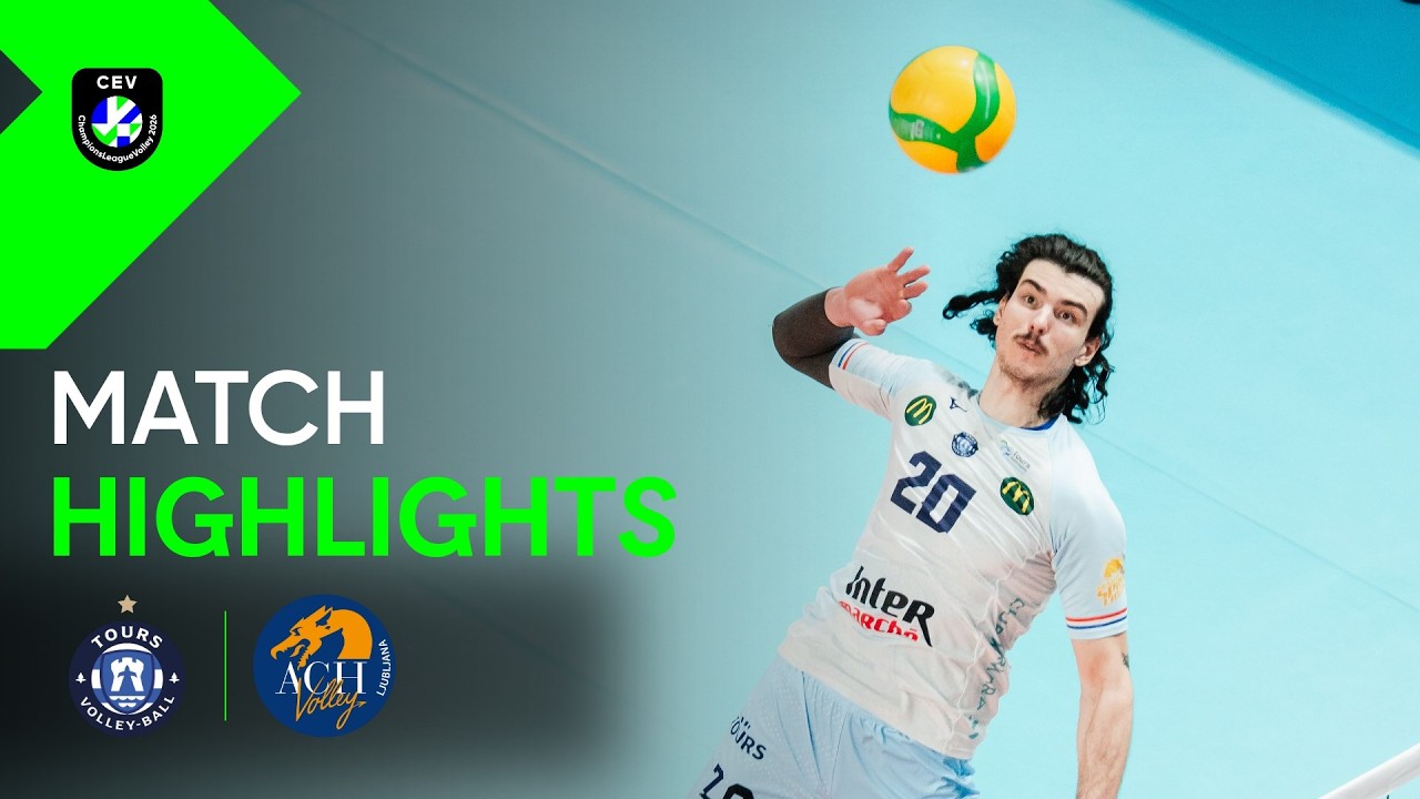 Highlights I Tours Vb vs. ACH Volley LJUBLJANA | CEV Champions League Volley 2026