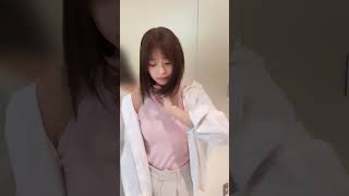 【UNIQLO購入品】ホルターネックブラタンクトップ！ホワイトとピンク2色買い🦩#夏コーデ #ユニクロ #ユニクロ購入品 #shorts