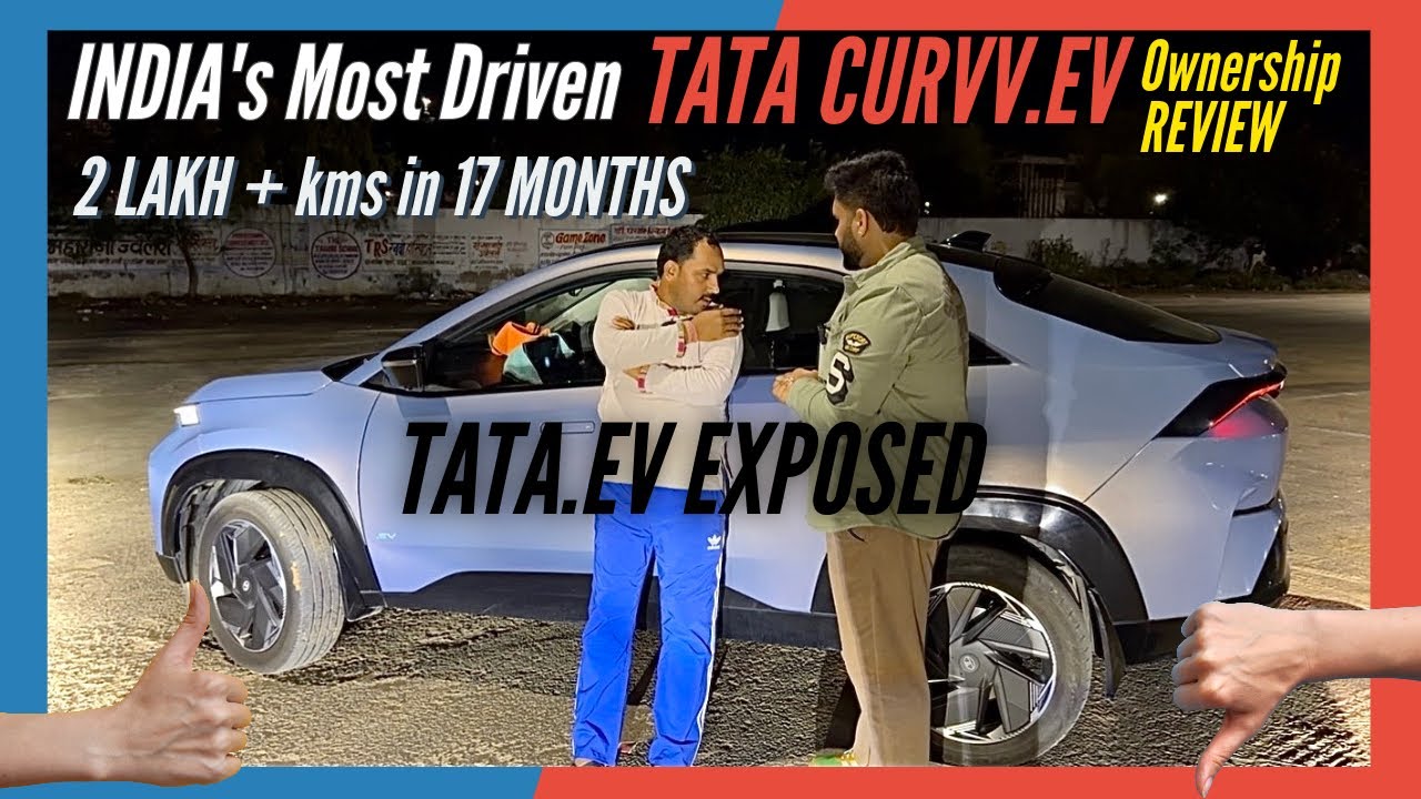 Tata Curvv ev driven 2 Lakh + kms in just 17 months | India’s Most Driven Curvv EV? OWNERSHIP REVIEW