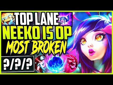 TOP LANE NEEKO IS WAY TOO OP | MOST BROKEN CHAMPION EVER | LoL TOP Neeko vs Riven Season 9 Gameplay