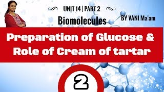 Preparation of Glucose & Role of Cream of tartar|Grade 12|Part-2|Biomolecules |chemistry cbse