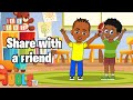Share With A Friend | Sharing Is Caring With Jools TV | Nursery Rhymes + Kids Songs | Trapery Rhymes