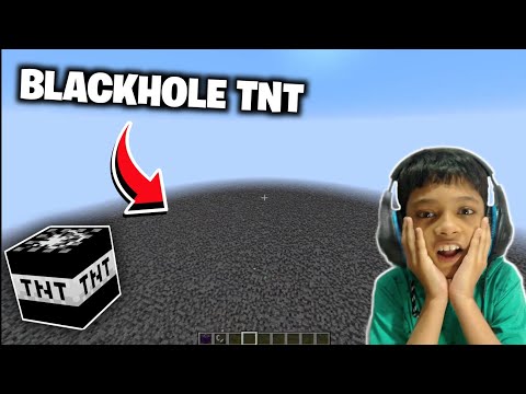 BLACK HOLE TNT destroyed my minecraft world