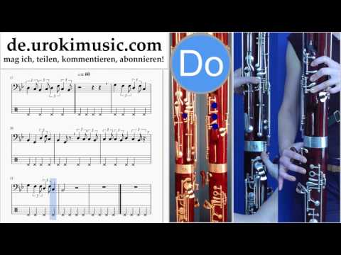 Fagott Lernen Lukas Graham - 7 Years Tabulatur Teil#2 um-i995