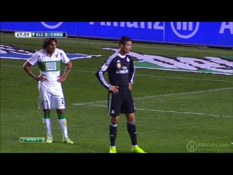 2014-15, La Liga 24th, Elche 0-2 Real Madrid, 0-2 Ronaldo