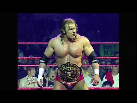 triple h world heavyweight champion entrance 2003 Raw 1080p quality