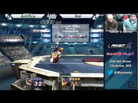 LotFb1 PM: Artifice (Peach/Falco) vs Agi (Wario) Loser's Semis