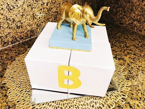 Dollar Tree DIY | Easy DIY Baby Shower Centerpiece -...