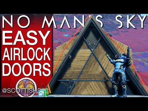 Easy Airlock Doors 3 & 4 Sides How To Build Guide - No Man's Sky Update 2024 - NMS Scottish Rod