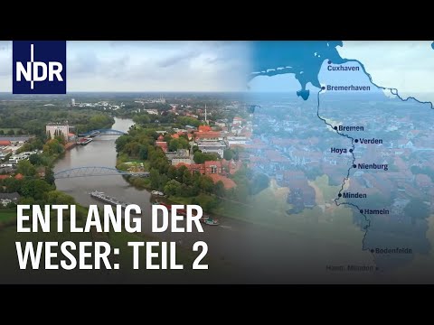 Erlebnis Weserradweg (2): Von Nienburg bis ans Meer | die nordstory | NDR Doku