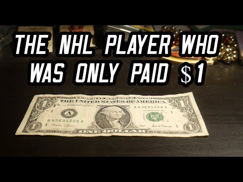 The NHL Player Who Was Paid Only One Dollar