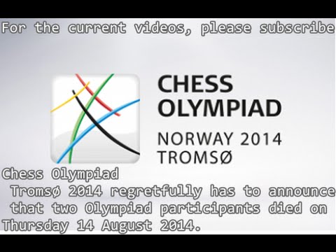Chess Olympiad Tromsø 2014  1.14 August Caruana, Fabiano Carlsen, Magnus