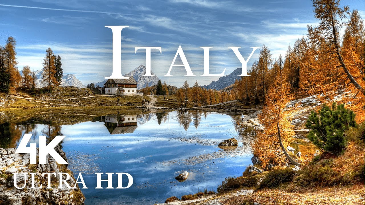 Italy 4K - Stunning Landscapes & Timeless Beauty With Relaxation Music