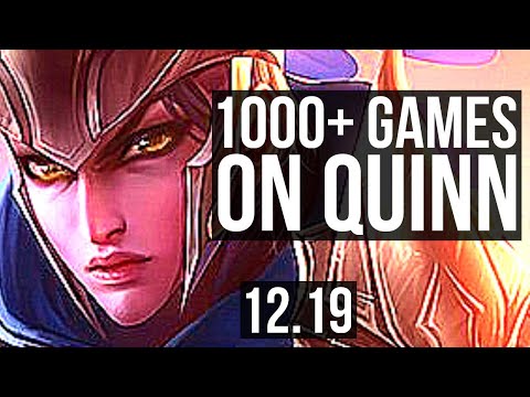 QUINN vs FIORA (TOP) | Rank 6 Quinn, 2.3M mastery, 6 solo kills | EUW Grandmaster | 12.19