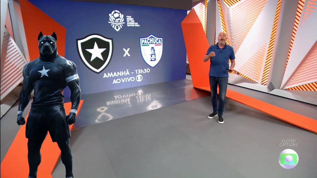 GLOBO ESPORTE RIO BOTAFOGO/ AMANHÃ TEM MUNDIAL , BOTAFOGO X PACHUCA.