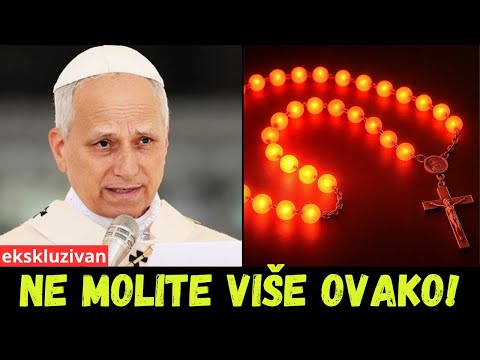 🛑 HITNO! OD DANAS VIŠE NIJE DOZVOLJENO MOLITI NA OVAJ NAČIN I S OVIM KRIŽEM – PAPA LEON XIV 🛑
