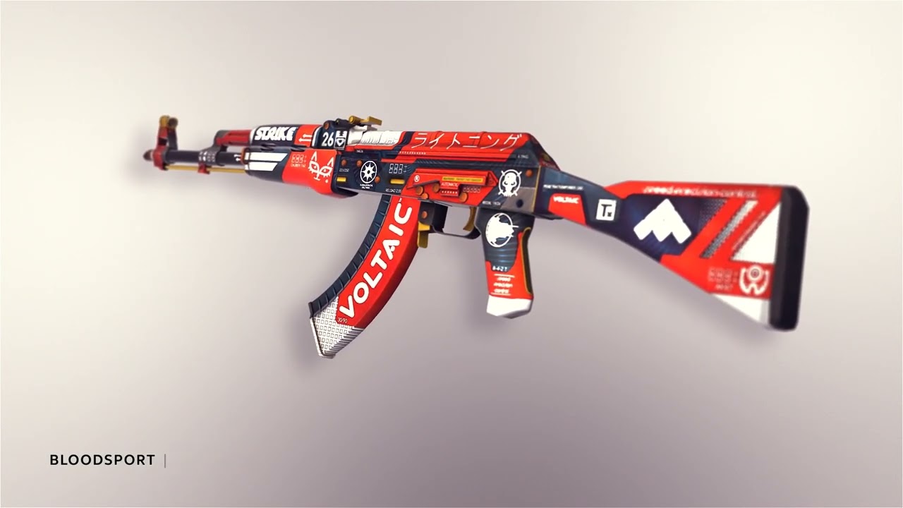 Preview image 8 of AK-47 | Bloodsport (Factory New)