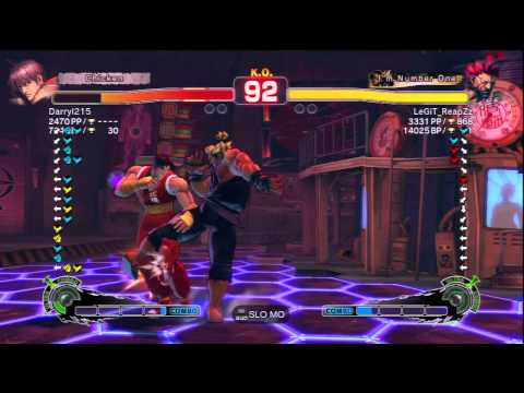 Darryl215 (Guy) Vs LeGiT_ReapZz (Akuma) SSF4 AE Ranked Matches - PSN
