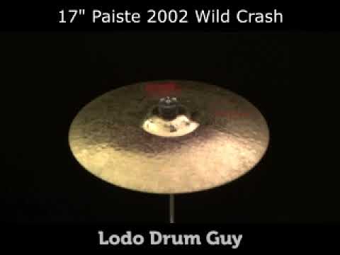 SOLD OUT 17" Paiste 2002 WILD Crash Cymbal