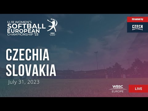 25 U-18 Women's Softball European Championship: Czechia VS Slovakia