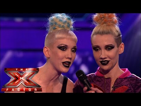 Blonde Electra leave the competition | Live Results Wk 1 | The X Factor UK 2014
