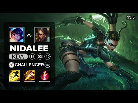 Kanavi Nidalee vs Nunu & Willump Jungle - KR Challenger - Patch 13.3 Season 13