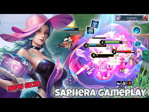 Saphera New Skin "Aquatic Charisma" Support Pro Gameplay | Arena of Valor Liên Quân mobile CoT