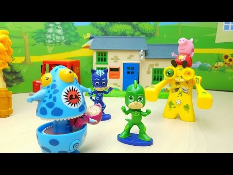 PJ MASKS PEPPA PIG MASHA E ORSO MUTANT BUSTERS - aria puzzolente in città Serve l'aiuto dei Pj Masks