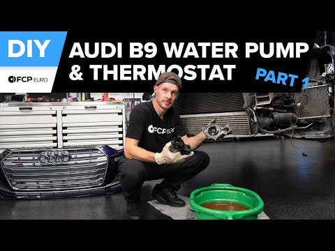 Audi S5 Water Pump & Thermostat Replacement DIY (2018-2024 Audi B9 S4, S5 Sportback, SQ5) - Part One