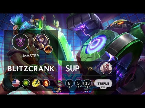 Blitzcrank Support vs Rakan - NA Master Patch 9.12