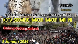 Download lagu KOTA SIDOARJO HANCUR TOTAL || BADAI TORNADO 195KM PERJAM DI SIDOARJO HARI INI - 9 JANUARI 2026 mp3
