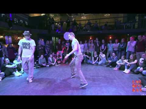 Siberian Top Dance Contest - popping 1/8 Stepan vs Alex (Sibprokach 2016)