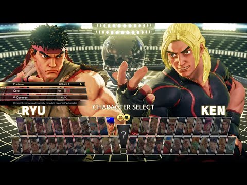 STREET FIGHTER V: CHAMPION EDITION (PS5) - ALL Characters & Stages (Including DLC + Costumes)