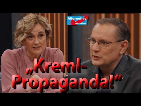 Wie Tino Chrupalla (AfD) Caren Miosga auflaufen lässt