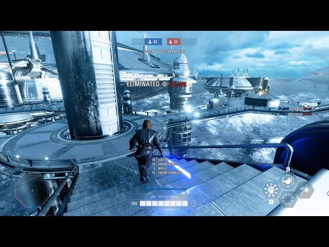 Clone Army vs Battle Droids on Kamino : Cloning Facility ( Star Wars Battlefront II )