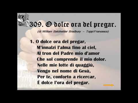 INNO 309. O DOLCE ORA DEL PREGAR