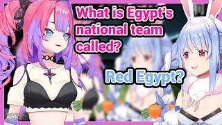 Vivi Gives Pekora Trivia About Egypt's National Team but Pekora's Answer Is Just Really Funny