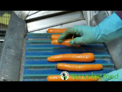 Top and Tail machine for carrots
