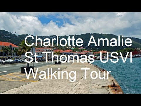 St Thomas walking Charlotte Amalie U.S. Virgin Islands