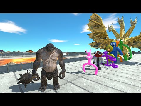Cave Troll Deluxe vs Ghidorah LAVA DEATH RUN - Animal Revolt Battle Simulator