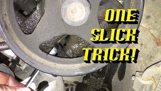 Ford Quick Tips #75: C-III Power Steering Pump Removal Trick!