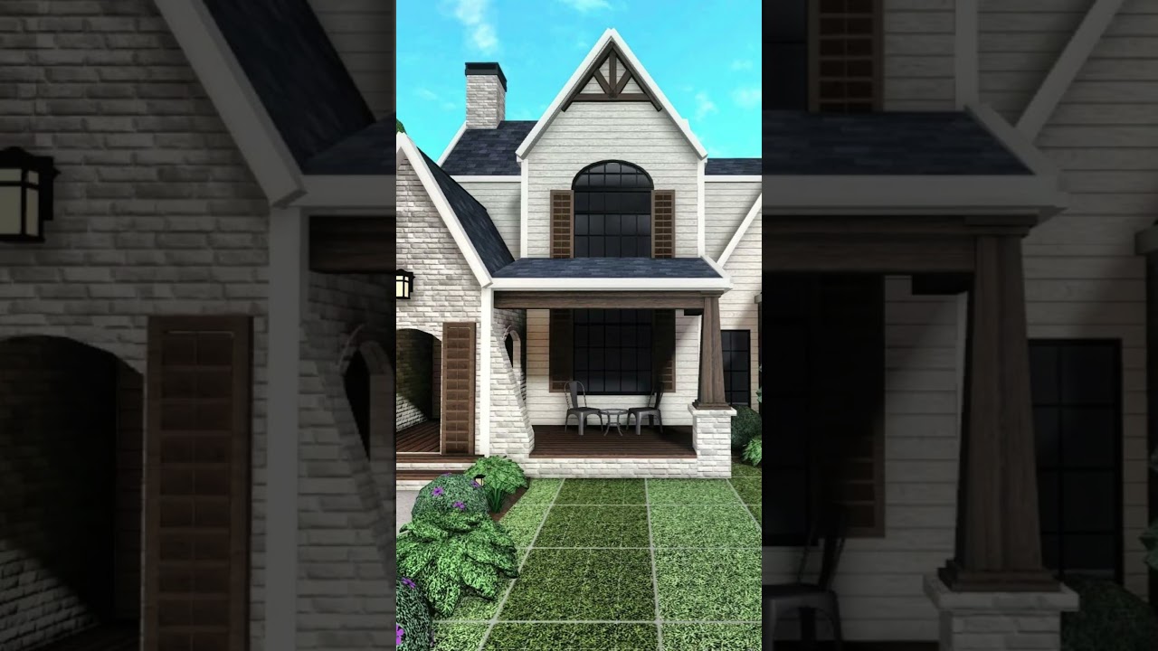 BLOXBURG! 55K$ MODERN ROLEPLAY HOUSE | 2 Story house build! #shorts #short #shortvideo #shortsfeed