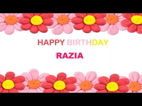Razia   Birthday Postcards - Happy Birthday