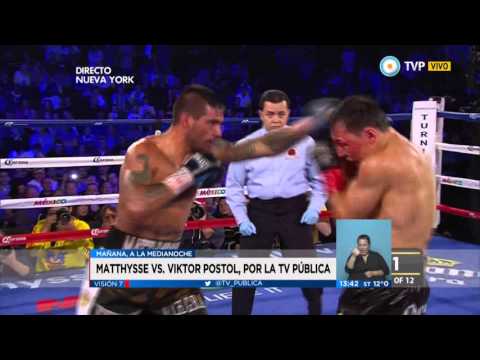 Visión 7  - Matthysse versus Postol, el mejor boxeo por TVP