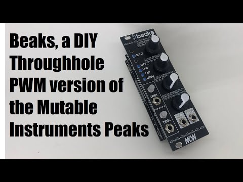 DIY Beaks | THT Clone of Peaks -Mutable Instrument | 8HP Eurorack - Unique Panel image 9