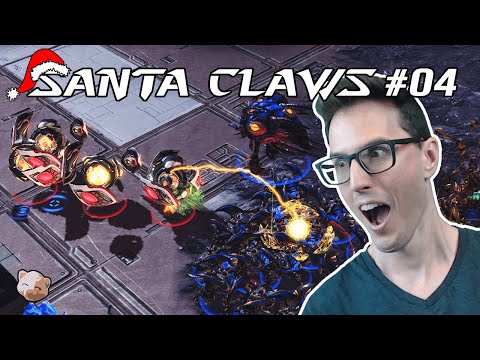 StarCraft 2 - 3 WARP PRISMS, 6 DISRUPTORS, PURE STUPIDITY | Smooth Brain Santa Claws #4