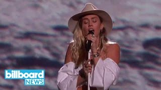 Miley Cyrus Brings 'Malibu' to Live TV for First Time at Billboard Music Awards | Billboard News