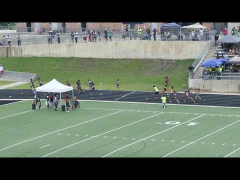 2016 Gulf AAU District Qualifier - Girls 4x100 meter - 14 yrs old - Section 3 finals